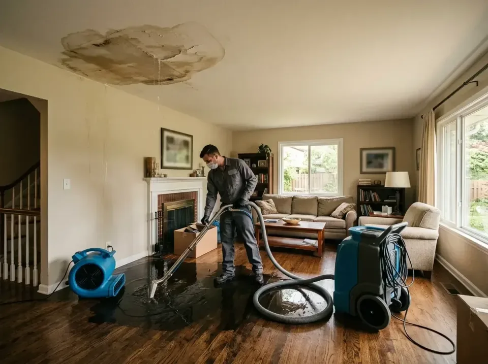 attic-pipe-burst-ceiling-drip-008 — frequently asked questions, Water Damage Restoration & Carpet Care in Troy, MI
